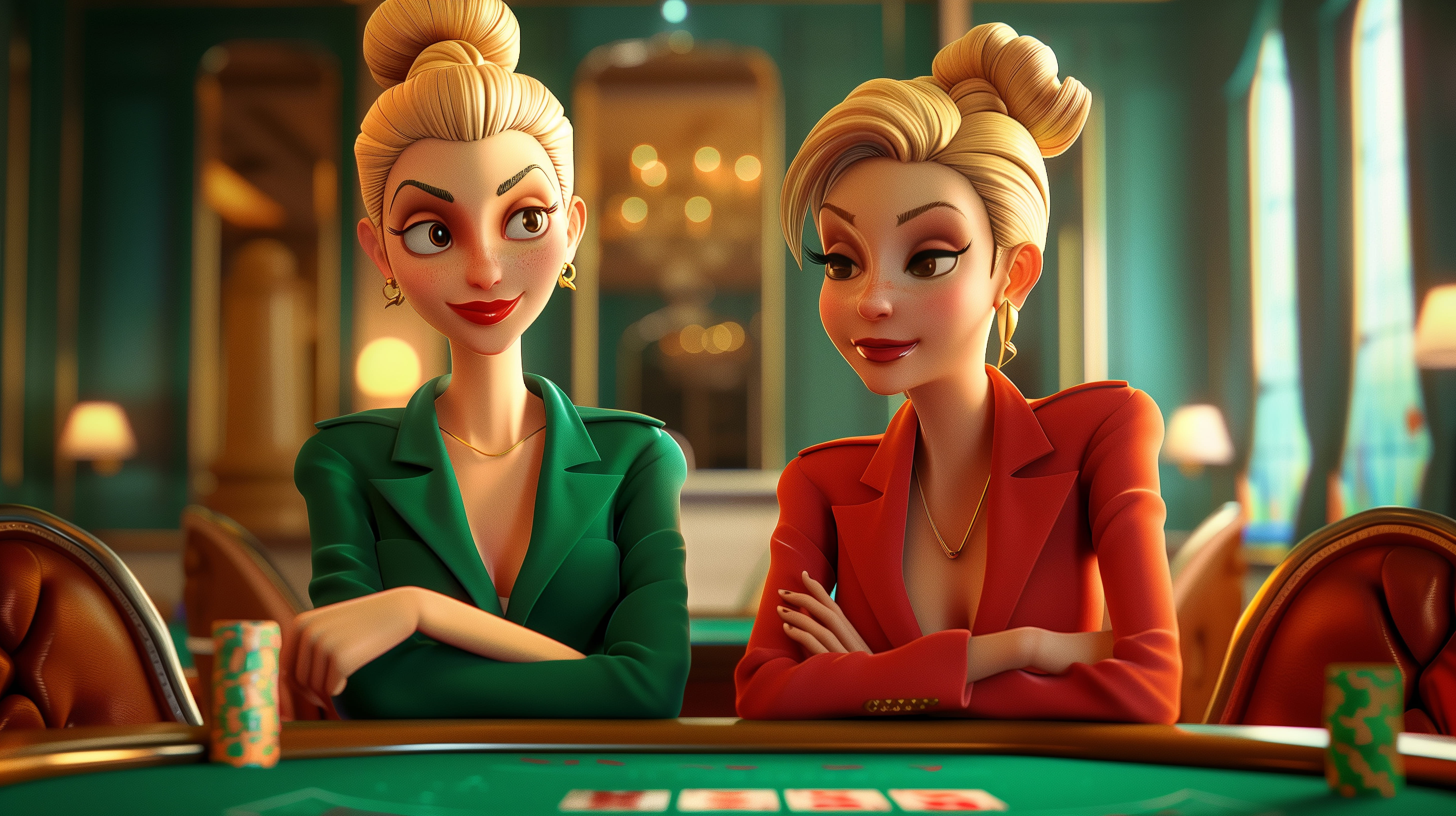 Player enjoying a social reel-based game